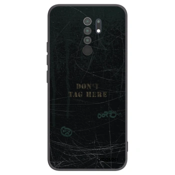Picasee Μαύρη θήκη σιλικόνης για Xiaomi Redmi 9 - DON´T TAG