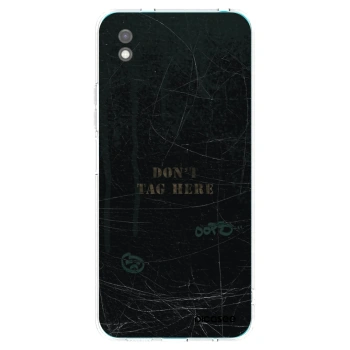 Picasee Μαύρη θήκη σιλικόνης για Xiaomi Redmi 9A - DON´T TAG