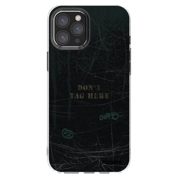 Picasee διαφανής θήκη σιλικόνης Apple iPhone 12 Pro Max - DON´T TAG