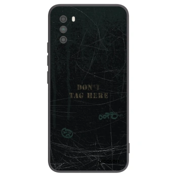 Picasee Μαύρη θήκη σιλικόνης για Xiaomi Poco M3 - DON´T TAG