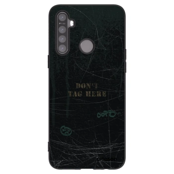 Picasee Μαύρη θήκη σιλικόνης για Realme 6i - DON´T TAG