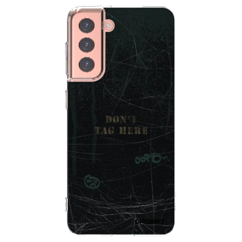 Picasee διαφανής θήκη σιλικόνης Samsung Galaxy S21 5G G991B - DON´T TAG