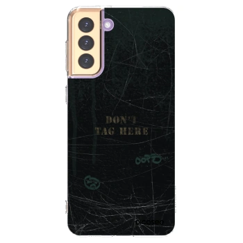 Picasee διαφανής θήκη σιλικόνης Samsung Galaxy S21+ 5G G996F - DON´T TAG