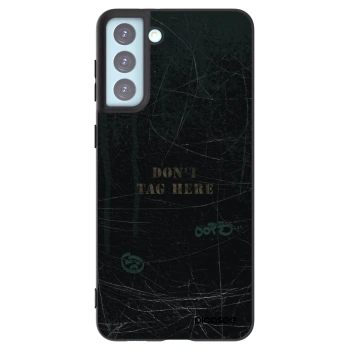 Picasee Μαύρη θήκη σιλικόνης για Samsung Galaxy S21+ 5G G996F - DON´T TAG
