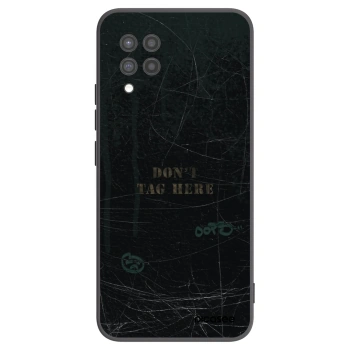 Picasee Μαύρη θήκη σιλικόνης για Samsung Galaxy A42 A426B - DON´T TAG