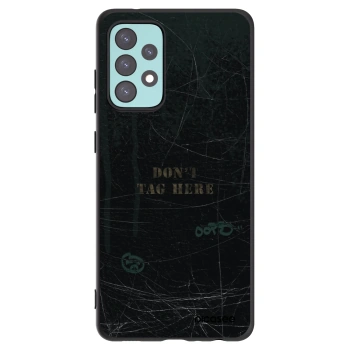 Picasee Μαύρη θήκη σιλικόνης για Samsung Galaxy A72 A725F - DON´T TAG