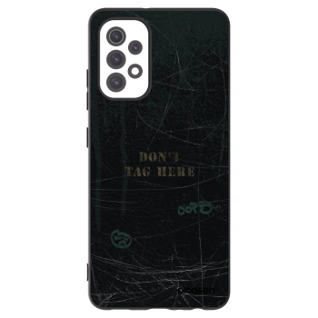 Picasee Μαύρη θήκη σιλικόνης για Samsung Galaxy A32 5G A326B - DON´T TAG
