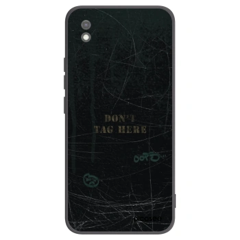 Picasee Μαύρη θήκη σιλικόνης για Xiaomi Redmi 9AT - DON´T TAG
