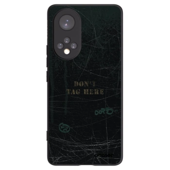 Picasee Μαύρη θήκη σιλικόνης για Honor 50 5G - DON´T TAG