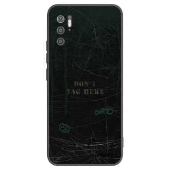 Picasee Μαύρη θήκη σιλικόνης για Xiaomi Poco M3 Pro 5G - DON´T TAG