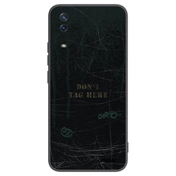 Picasee Μαύρη θήκη σιλικόνης για Vivo Y11s - DON´T TAG