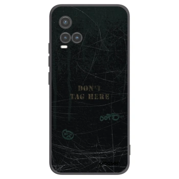 Picasee Μαύρη θήκη σιλικόνης για Vivo Y33s - DON´T TAG
