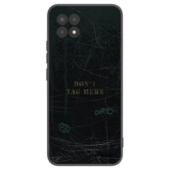 Picasee Μαύρη θήκη σιλικόνης για Realme 8i - DON´T TAG