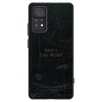 Picasee Μαύρη θήκη σιλικόνης για Xiaomi Redmi Note 11 Pro - DON´T TAG