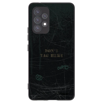 Picasee Μαύρη θήκη σιλικόνης για Samsung Galaxy A53 5G A536 - DON´T TAG