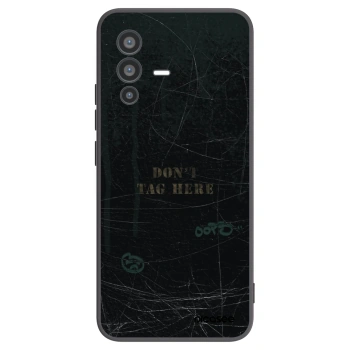 Picasee Μαύρη θήκη σιλικόνης για Vivo V23 5G - DON´T TAG