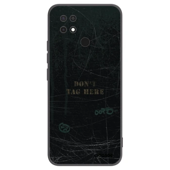 Picasee Μαύρη θήκη σιλικόνης για Xiaomi Redmi 10C - DON´T TAG