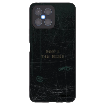 Picasee Μαύρη θήκη σιλικόνης για Honor X8 4G - DON´T TAG