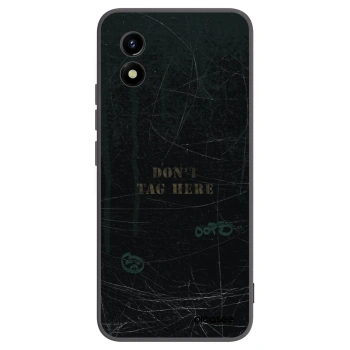 Picasee Μαύρη θήκη σιλικόνης για Vivo Y01 - DON´T TAG