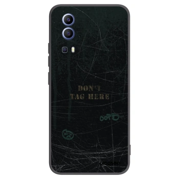 Picasee Μαύρη θήκη σιλικόνης για Vivo Y52 5G - DON´T TAG