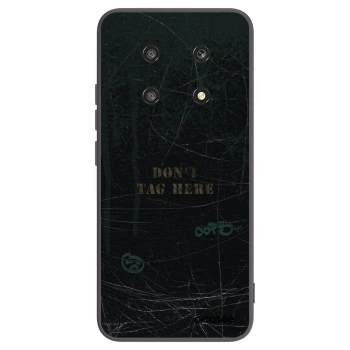 Picasee Μαύρη θήκη σιλικόνης για Honor Magic4 Lite 5G - DON´T TAG