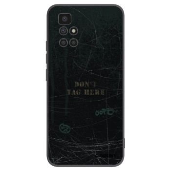 Picasee Μαύρη θήκη σιλικόνης για Xiaomi Redmi 10 (2022) - DON´T TAG
