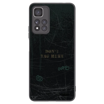 Picasee Μαύρη θήκη σιλικόνης για Xiaomi Redmi Note 11 Pro+ 5G - DON´T TAG