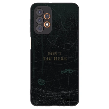 Picasee Μαύρη θήκη σιλικόνης για Samsung Galaxy A23 A235F 4G - DON´T TAG