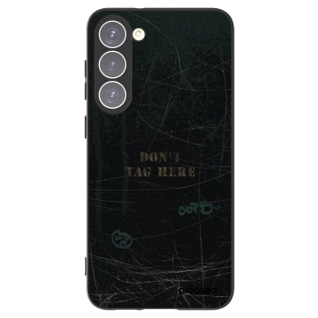 Picasee Μαύρη θήκη σιλικόνης για Samsung Galaxy S23+ 5G - DON´T TAG