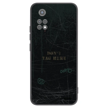 Picasee Μαύρη θήκη σιλικόνης για Xiaomi Redmi Note 11S 5G - DON´T TAG