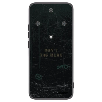 Picasee Μαύρη θήκη σιλικόνης για Honor Magic5 Lite 5G - DON´T TAG