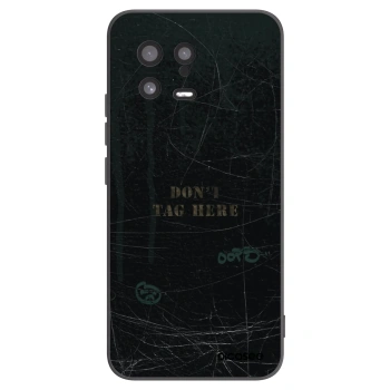 Picasee Μαύρη θήκη σιλικόνης για Xiaomi 13 - DON´T TAG