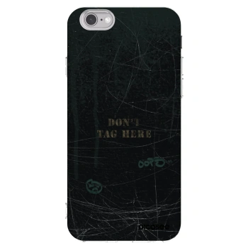 Picasee διαφανής θήκη σιλικόνης Apple iPhone 6/6S - DON´T TAG