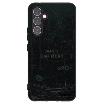 Picasee Μαύρη θήκη σιλικόνης για Samsung Galaxy A54 5G A546B - DON´T TAG