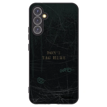 Picasee Μαύρη θήκη σιλικόνης για Samsung Galaxy A34 5G A346B - DON´T TAG