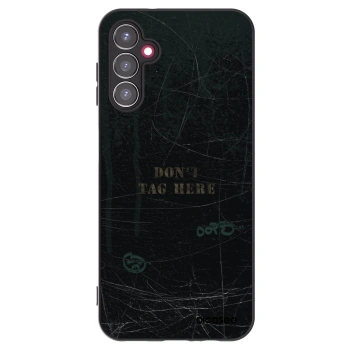 Picasee Μαύρη θήκη σιλικόνης για Samsung Galaxy A14 5G A146P - DON´T TAG