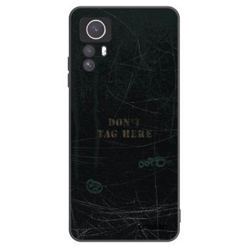 Picasee Μαύρη θήκη σιλικόνης για Xiaomi Redmi Note 12S - DON´T TAG