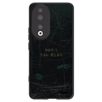 Picasee Μαύρη θήκη σιλικόνης για Honor 90 5G - DON´T TAG