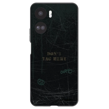 Picasee Μαύρη θήκη σιλικόνης για Honor 90 Lite 5G - DON´T TAG