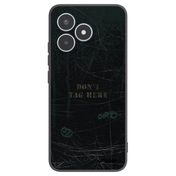 Picasee Μαύρη θήκη σιλικόνης για Realme C53 - DON´T TAG