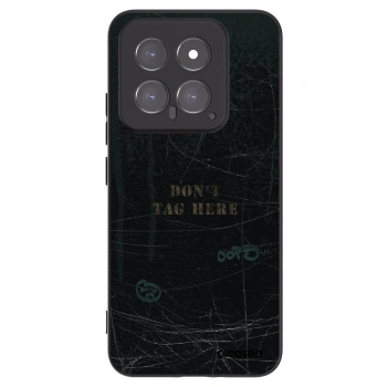 Picasee Μαύρη θήκη σιλικόνης για Xiaomi 14 - DON´T TAG