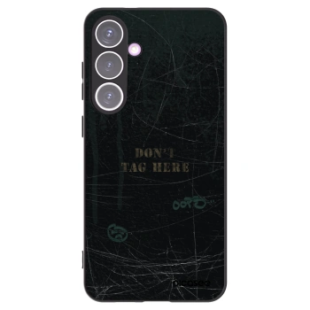 Picasee Μαύρη θήκη σιλικόνης για Samsung Galaxy S24+ S926B 5G - DON´T TAG