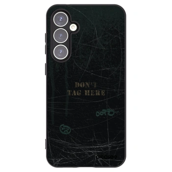 Picasee Μαύρη θήκη σιλικόνης για Samsung Galaxy S23 FE S711B - DON´T TAG