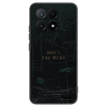 Picasee Μαύρη θήκη σιλικόνης για Xiaomi Poco X6 Pro - DON´T TAG