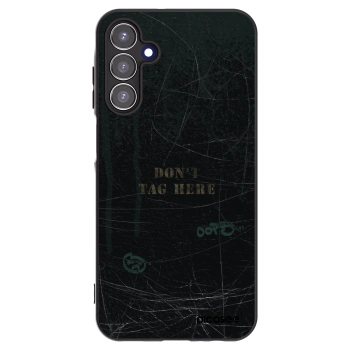 Picasee Μαύρη θήκη σιλικόνης για Samsung Galaxy A15 A155F 4G - DON´T TAG