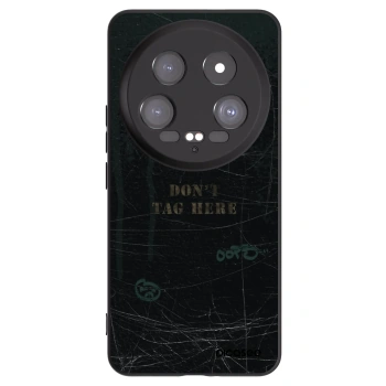 Picasee Μαύρη θήκη σιλικόνης για Xiaomi 14 Ultra - DON´T TAG