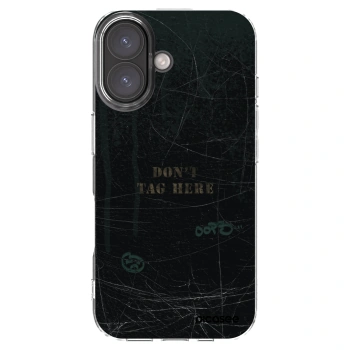 Picasee διαφανής θήκη σιλικόνης Apple iPhone 16 - DON´T TAG