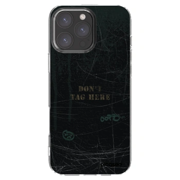 Picasee διαφανής θήκη σιλικόνης Apple iPhone 16 Pro Max - DON´T TAG