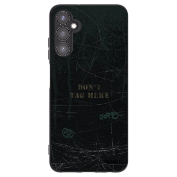 Picasee Μαύρη θήκη σιλικόνης για Samsung Galaxy A05s A057G - DON´T TAG