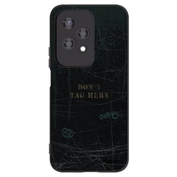 Picasee Μαύρη θήκη σιλικόνης για Honor 200 Lite - DON´T TAG
